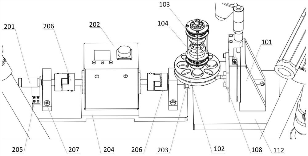 Rigid-flexible coupling body-oriented rigidity measurement system and method