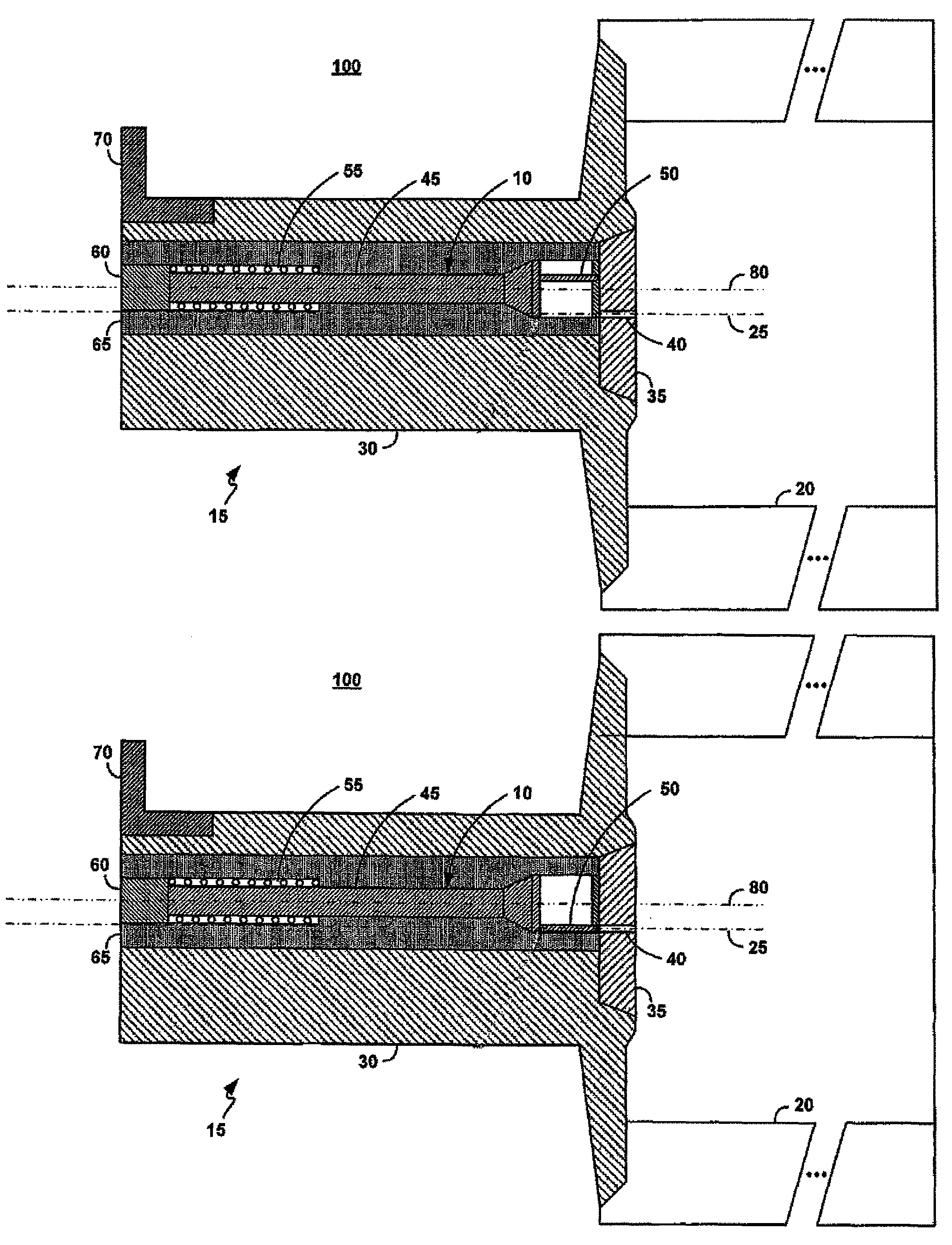 Revolving firing pin assembly