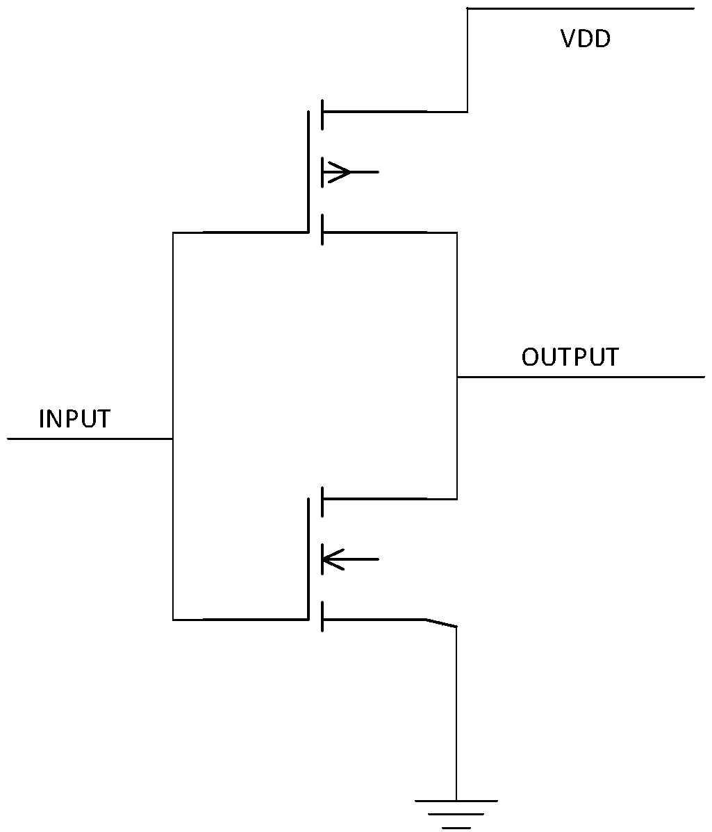 Phase inverter for tunneling transistor based on graphite, and preparation method thereof