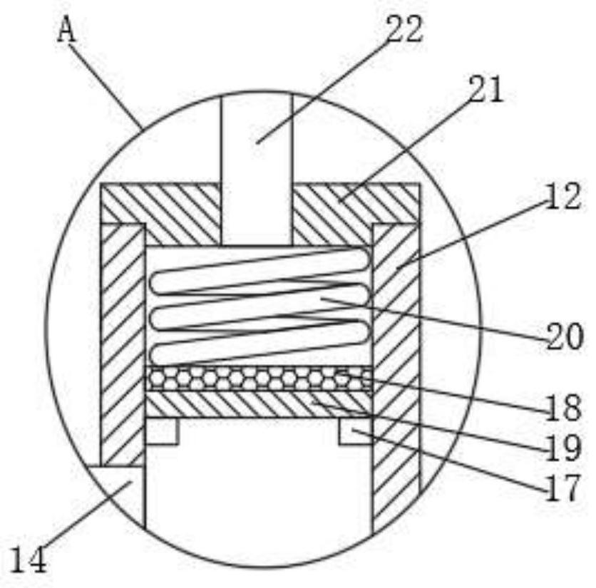 Waste gas suction and collection treatment device for steel casting workshop