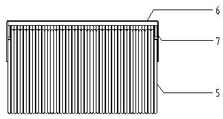 Thermal radiation type energy-saving and environment-friendly scrap steel preheating system