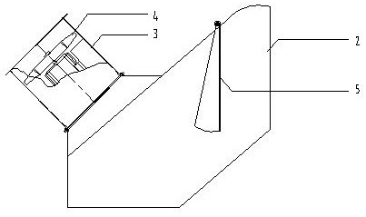 Thermal radiation type energy-saving and environment-friendly scrap steel preheating system