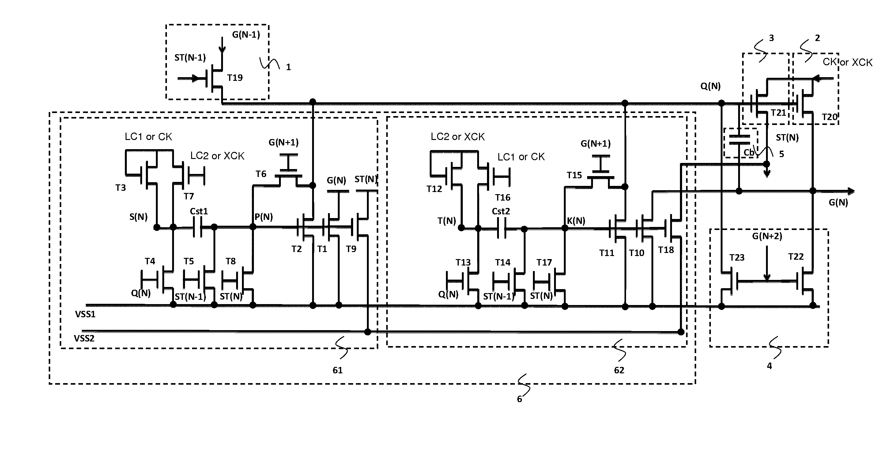 Self-compensating gate driving circuit