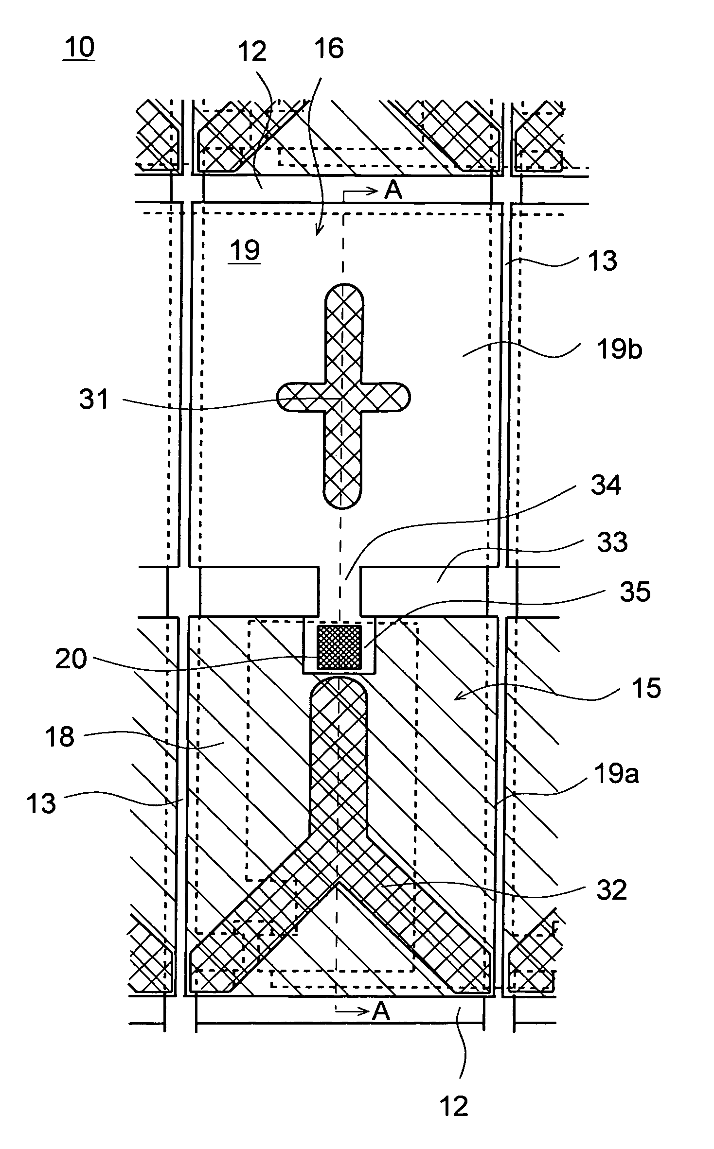 Semi-transmissive liquid crystal display panel