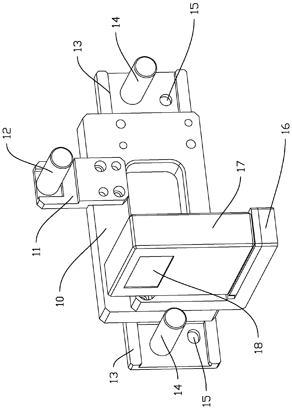 Installation angle measurement gauge and installation angle measurement method of automobile front grating