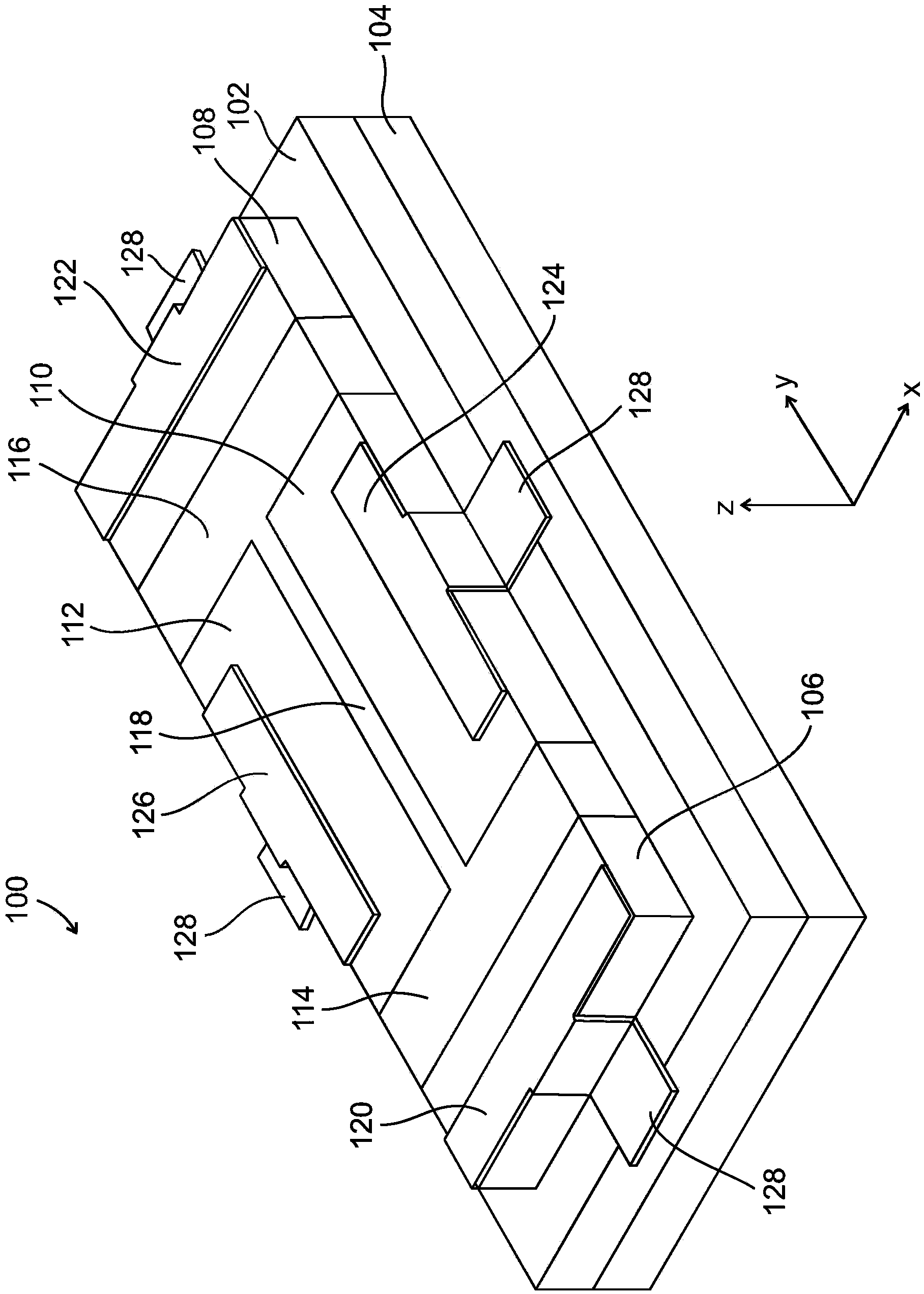 Molecular sensor based on virtual buried nanowire