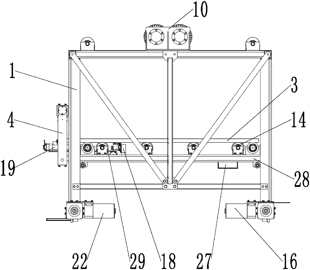 Fully automatic palletizing system and its control method for steam-cured kilns of large cement components