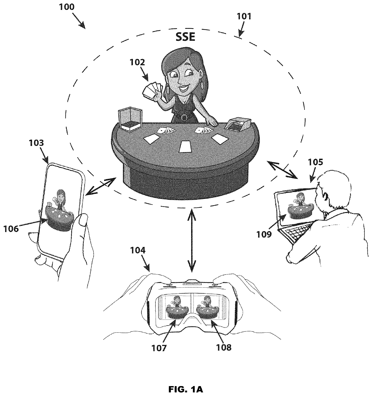 System and method for enabling simulated environment collaboration across a plurality of platforms