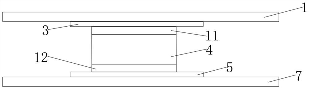 Shock insulation support special for bridge