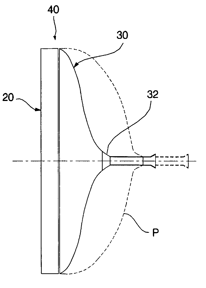 Panel for slim cathode ray tubes