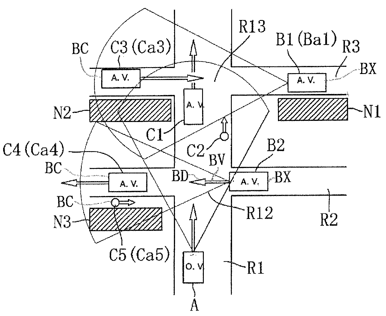 Vehicle surrounding information informing device