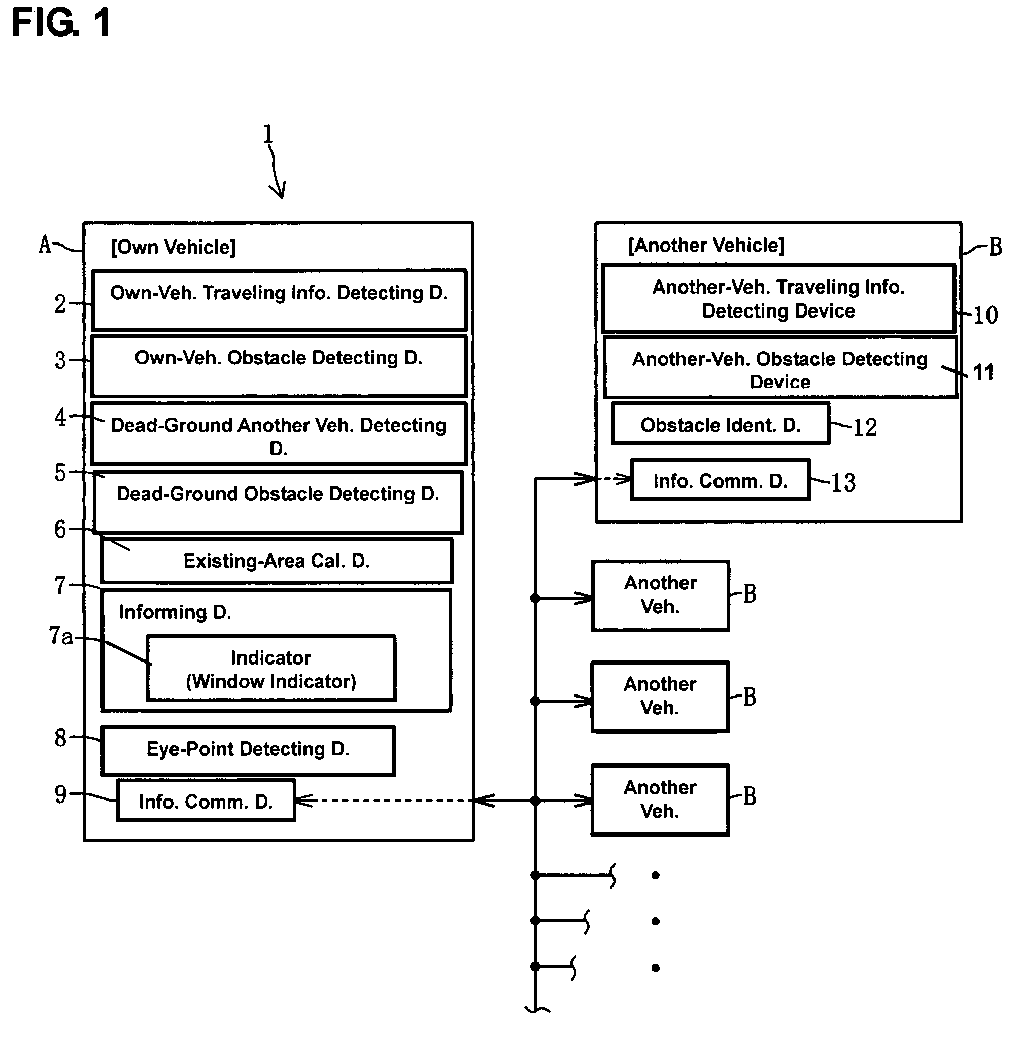 Vehicle surrounding information informing device