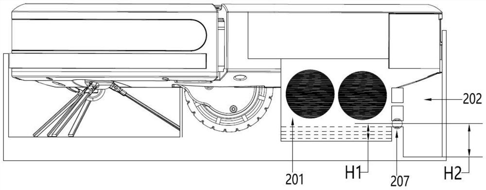 Cleaning robot with cleaning base