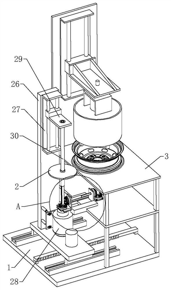 Hub outer ring polishing device