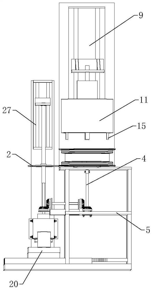 Hub outer ring polishing device