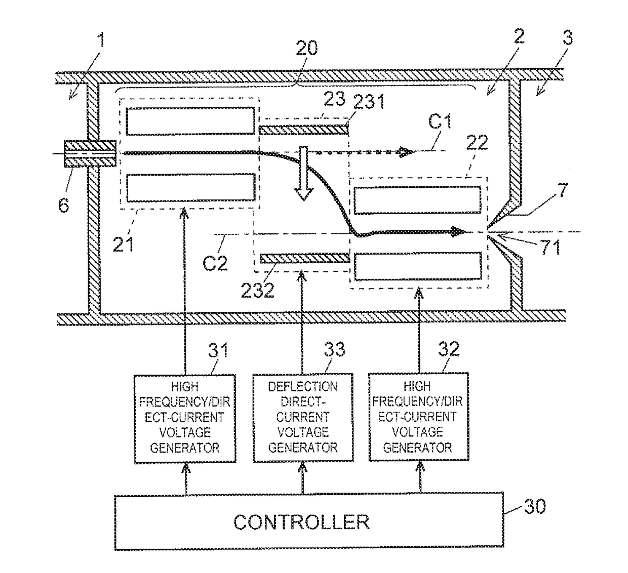 Ion transport apparatus and mass spectrometer using the same