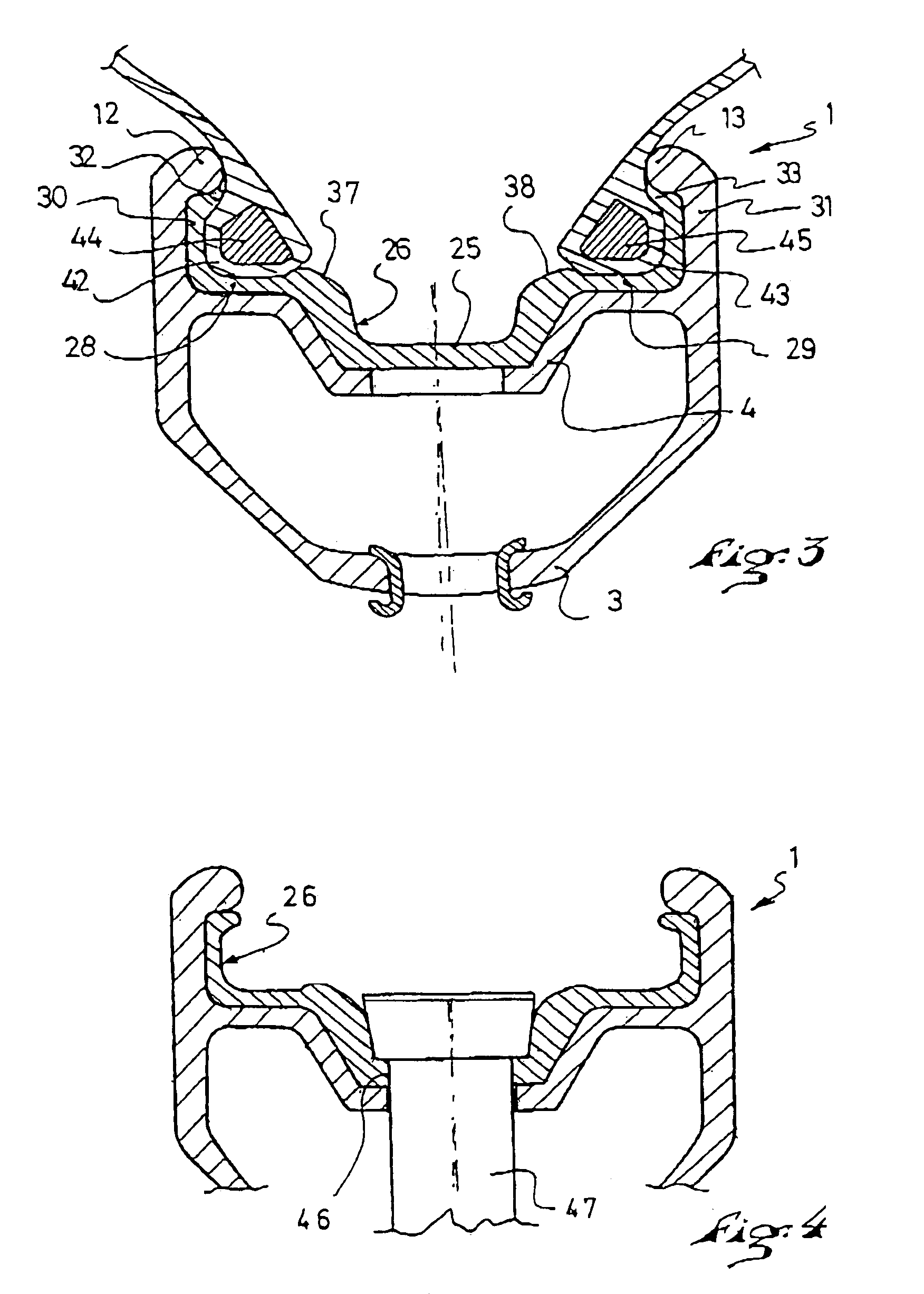 Sealing strip for a rim of a wheel and a rim having a sealing strip