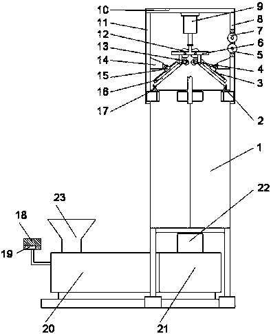 PE film blowing device