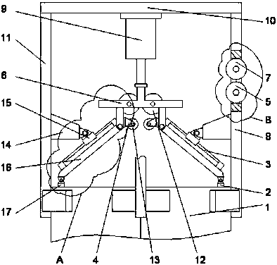 PE film blowing device