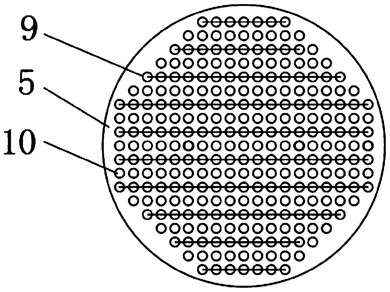 Spraying type waste gas purification device