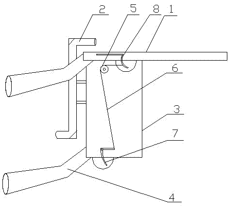 Firearm capable of carrying out periscopic shooting