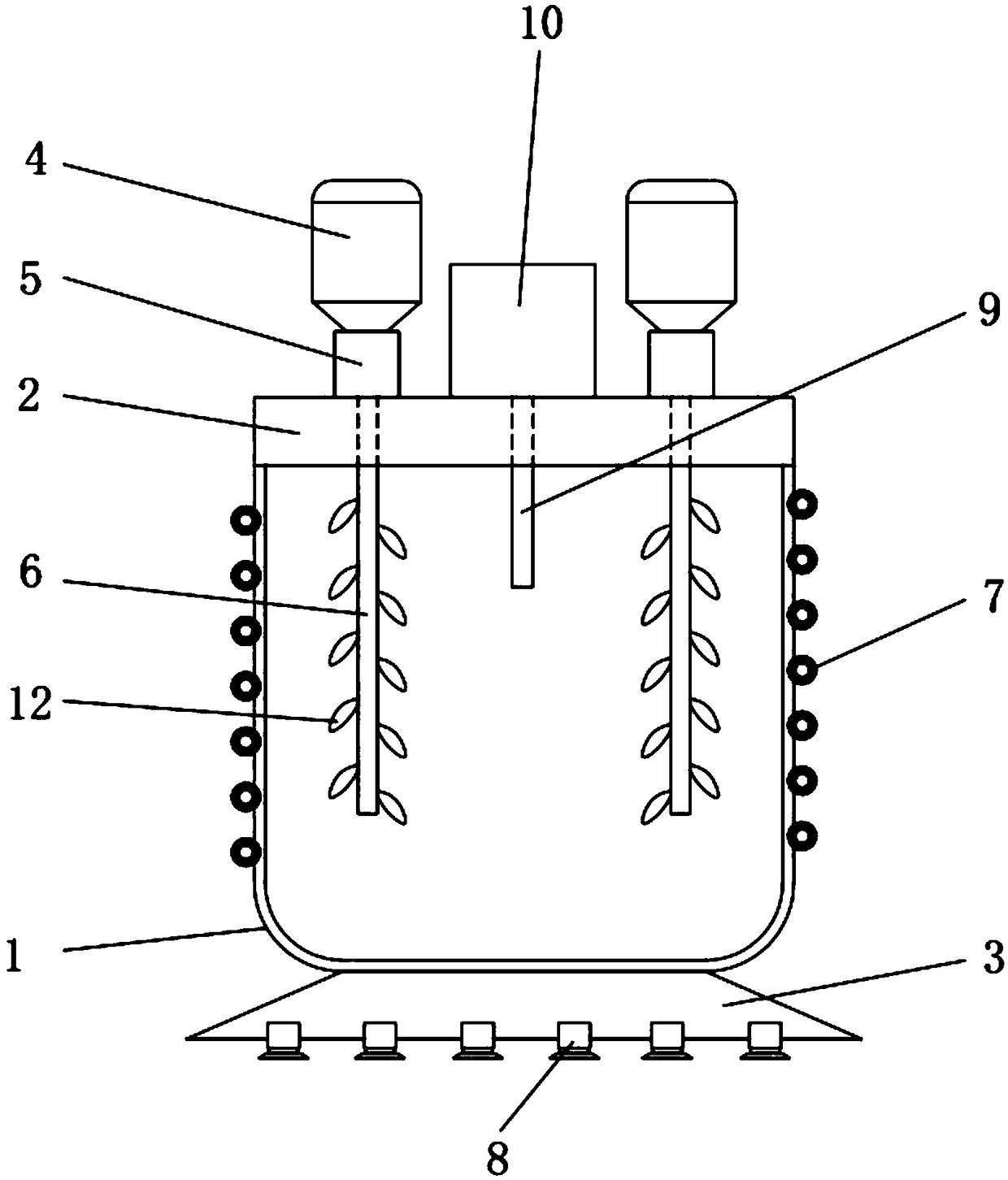 A kind of anti-adhesive high stability glue making machine