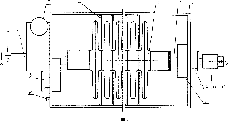 Disc shape self-cleaning waste-water thermal energy recoverer