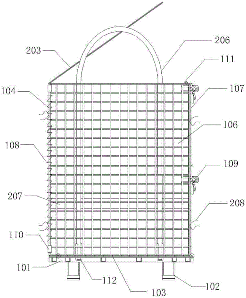 A device for grain transportation and storage