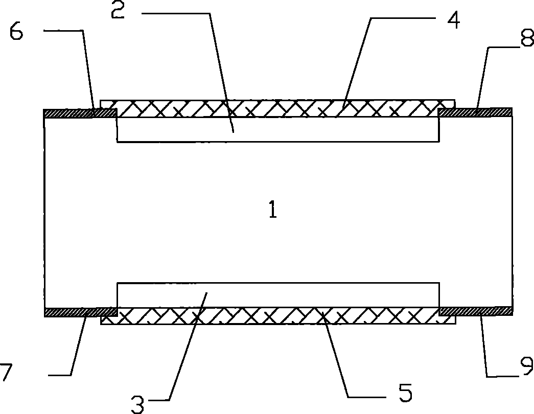 High-power planar junction bidirectional TVS diode chip and production method thereof