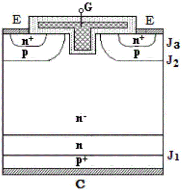 Electron injection enhanced high voltage IGBT and manufacturing method thereof