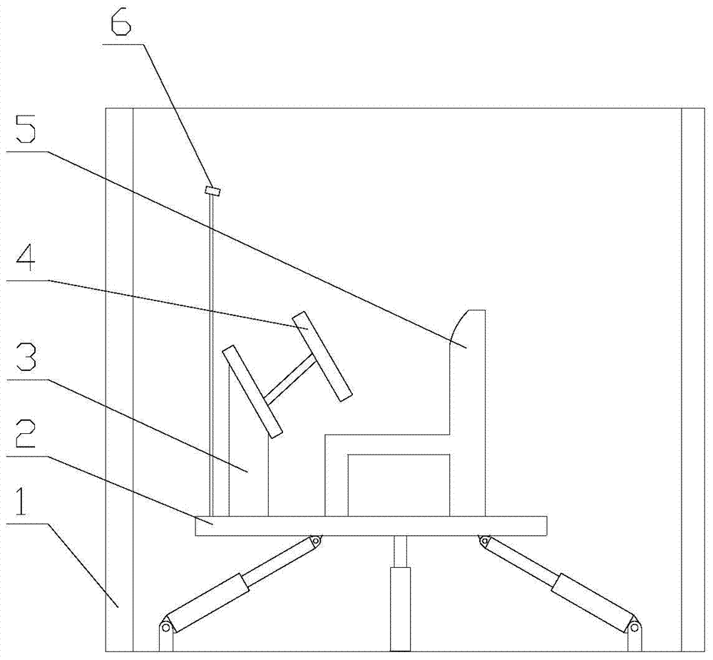 Parking-in-place simulated training method and system