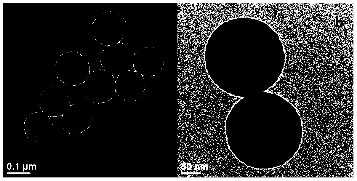 Fluorescent mesoporous inorganic oxide nanoparticles with core-shell structure and preparation method thereof