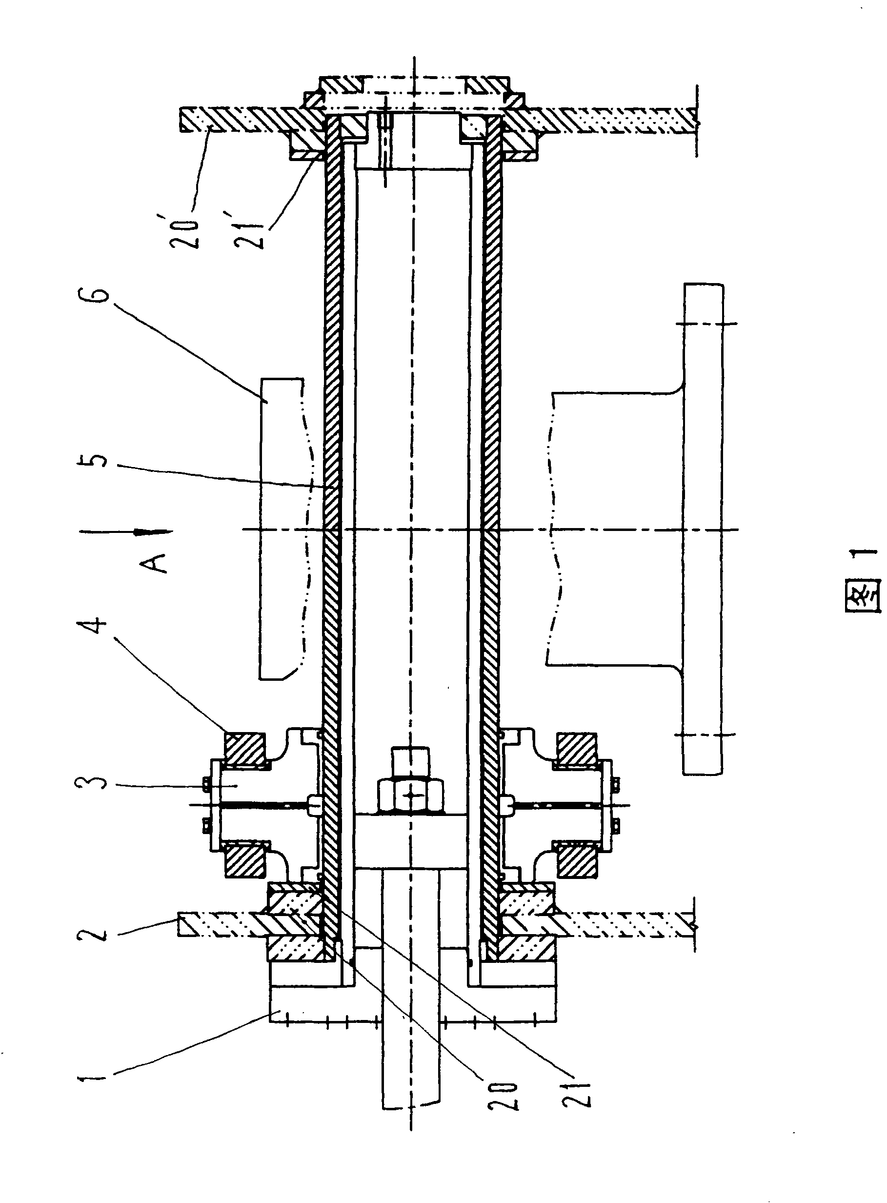 Folding and unfolding mechanism of back-unfolding stabilizing fin device