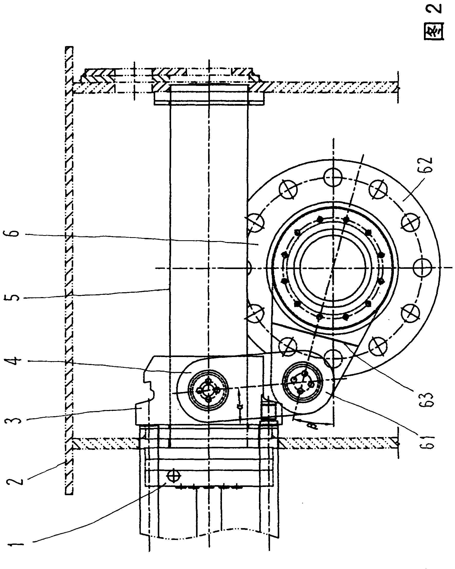 Folding and unfolding mechanism of back-unfolding stabilizing fin device