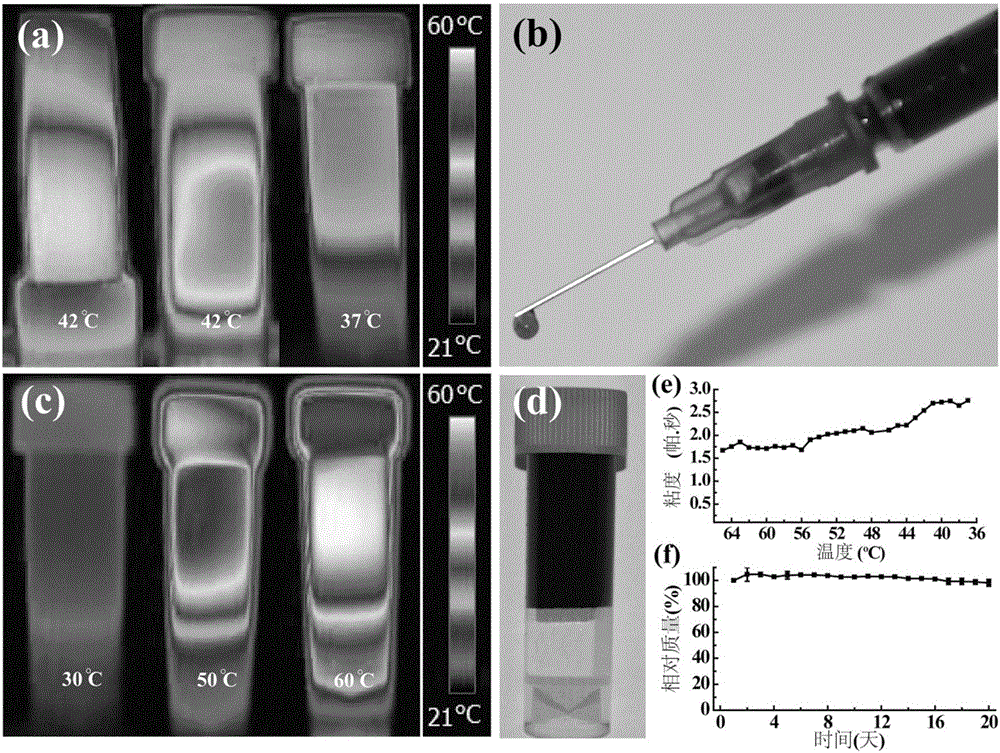 Multifunctional thermosensitive agarose hydrogel and preparation method and application thereof