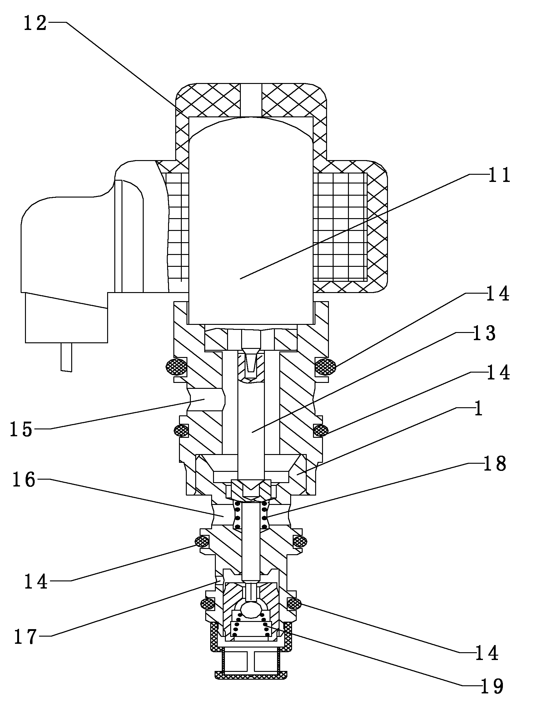 External control valve of variable displacement compressor