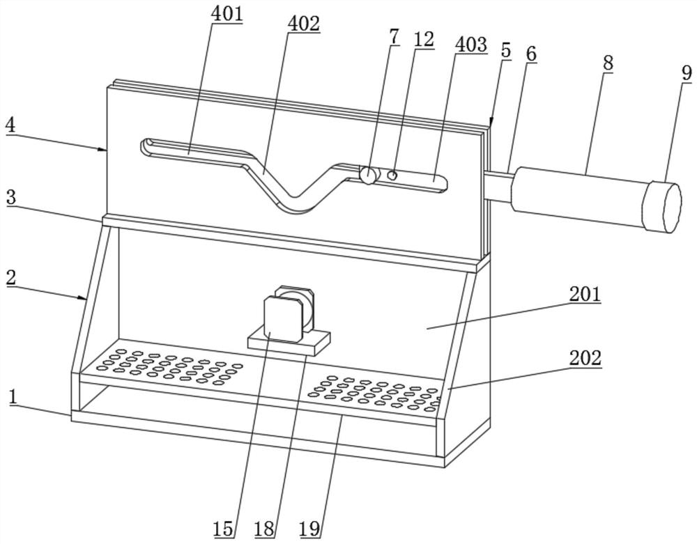 Test tube shaking device for food detection