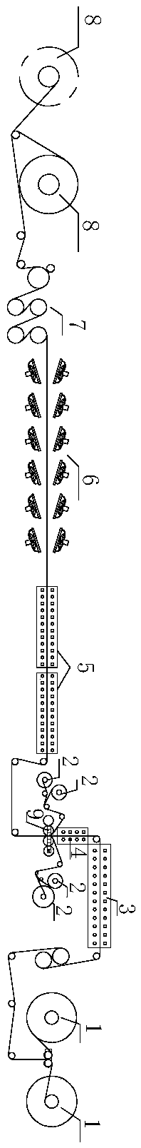 Production method of double-station double-sided stainless steel composite band