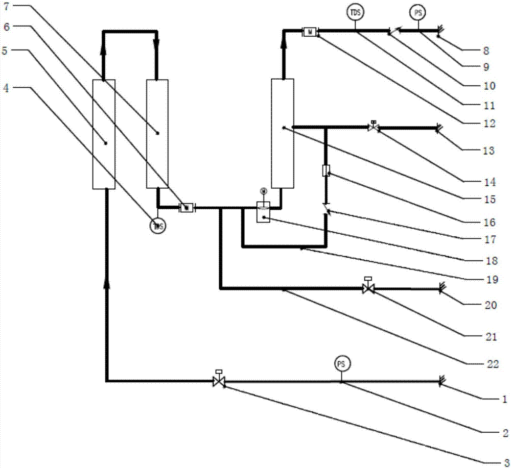 Intelligent water-saving reverse-osmosis water purifier with return device and method for purifying water by using intelligent water-saving reverse-osmosis water purifier