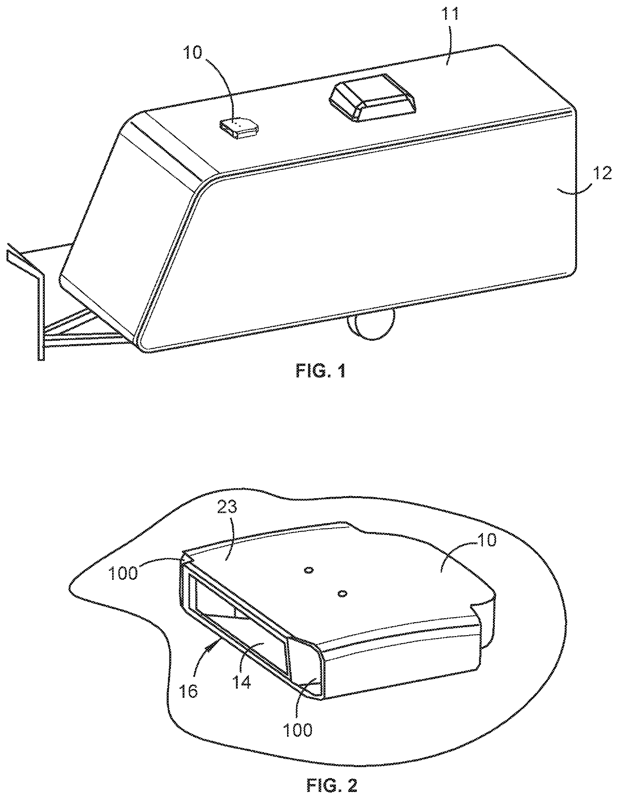 Positive Pressure Vent for a Vehicle