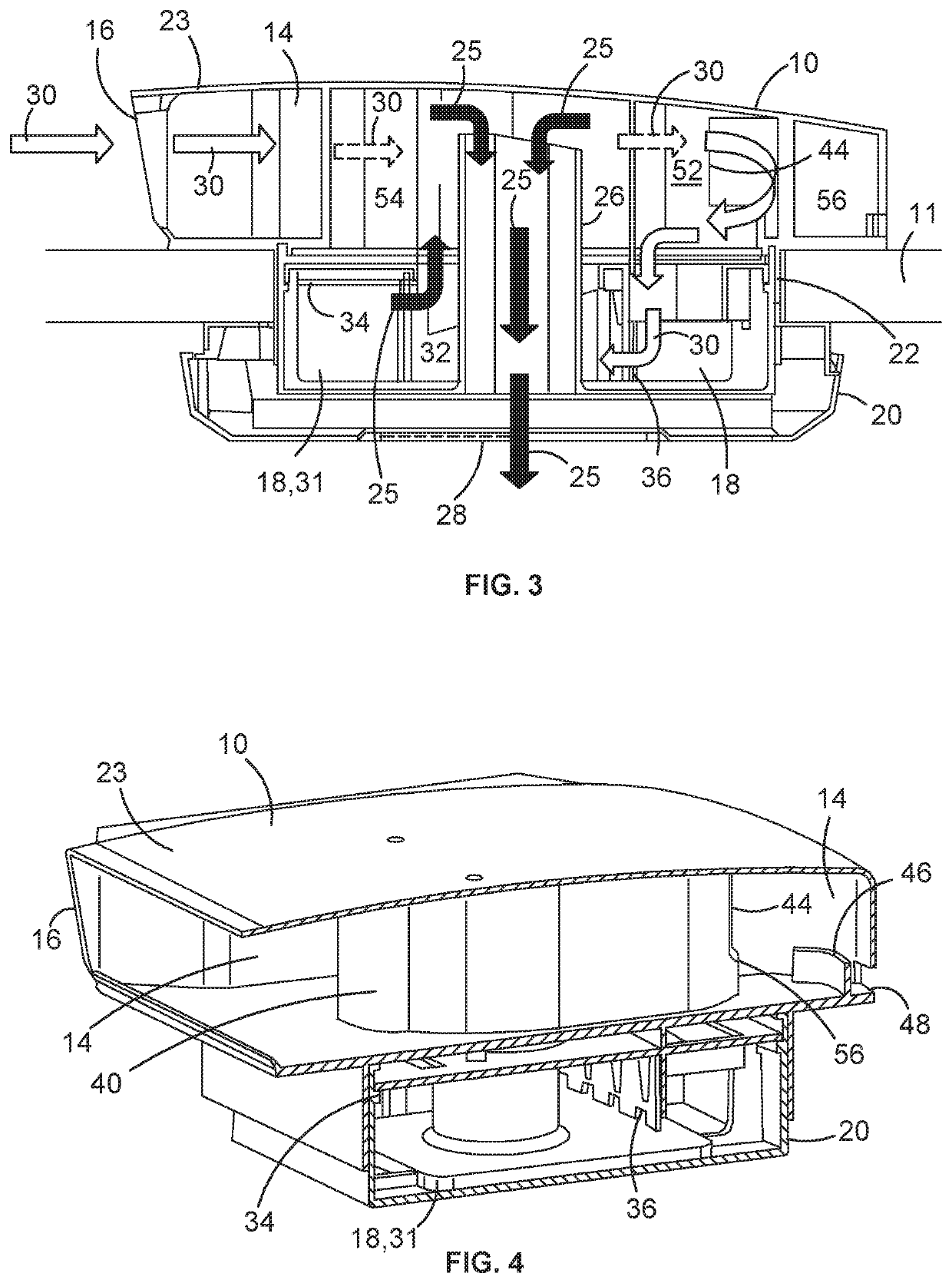 Positive Pressure Vent for a Vehicle