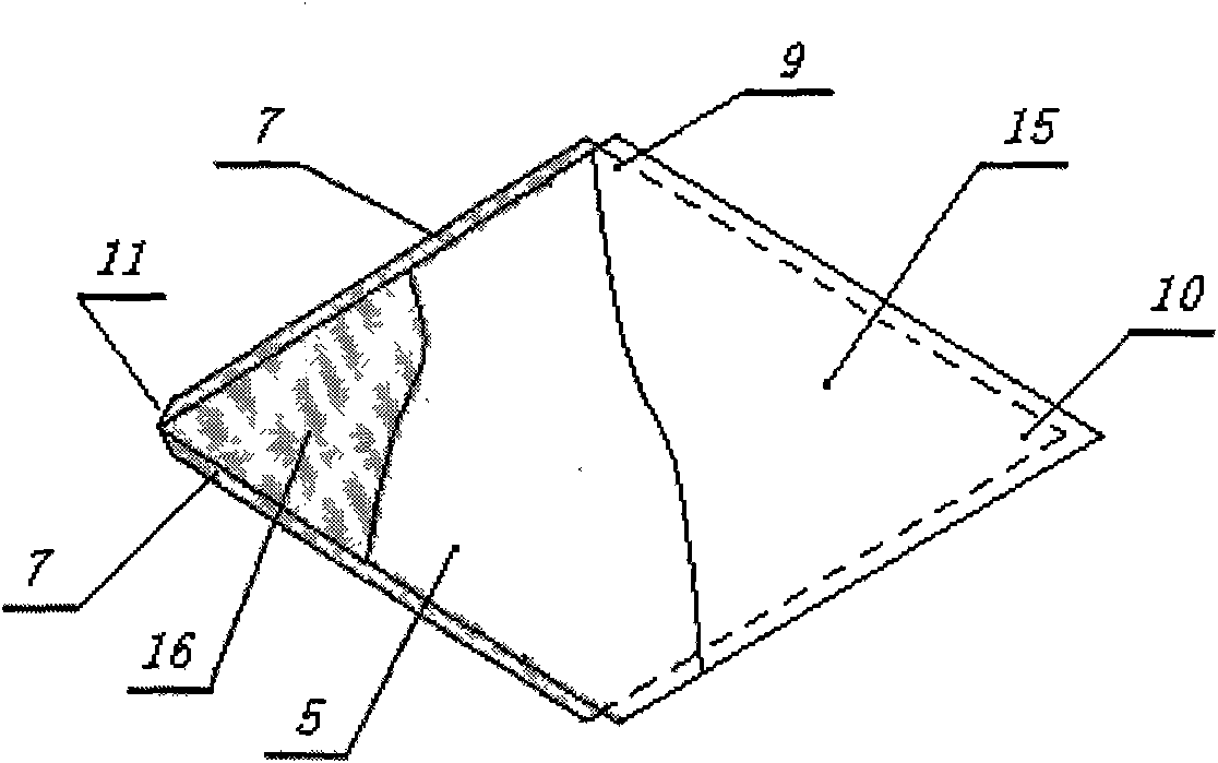 Method for manufacturing rhombic wood-bamboo composite floor board