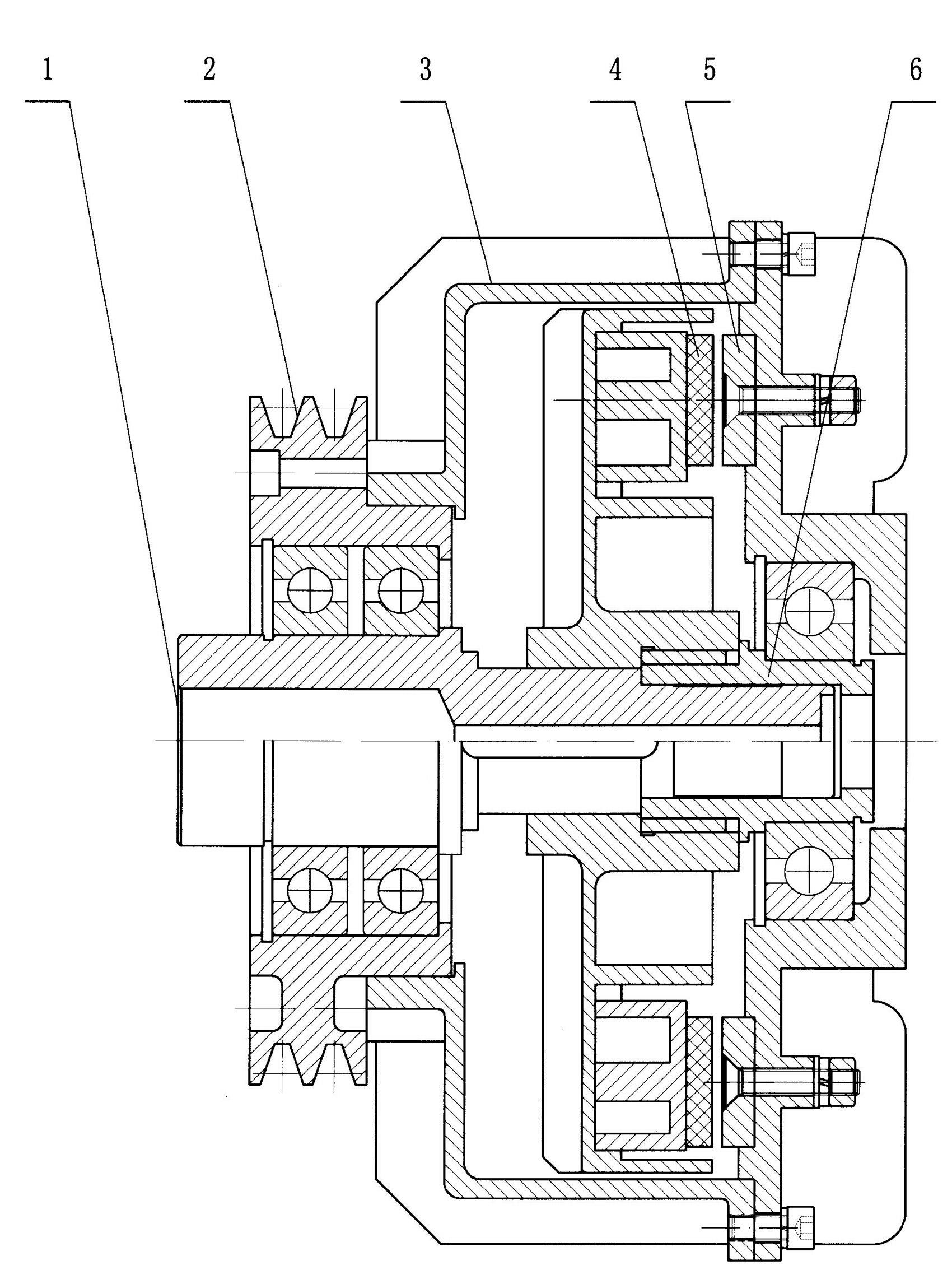 Belt type hysteresis coupler