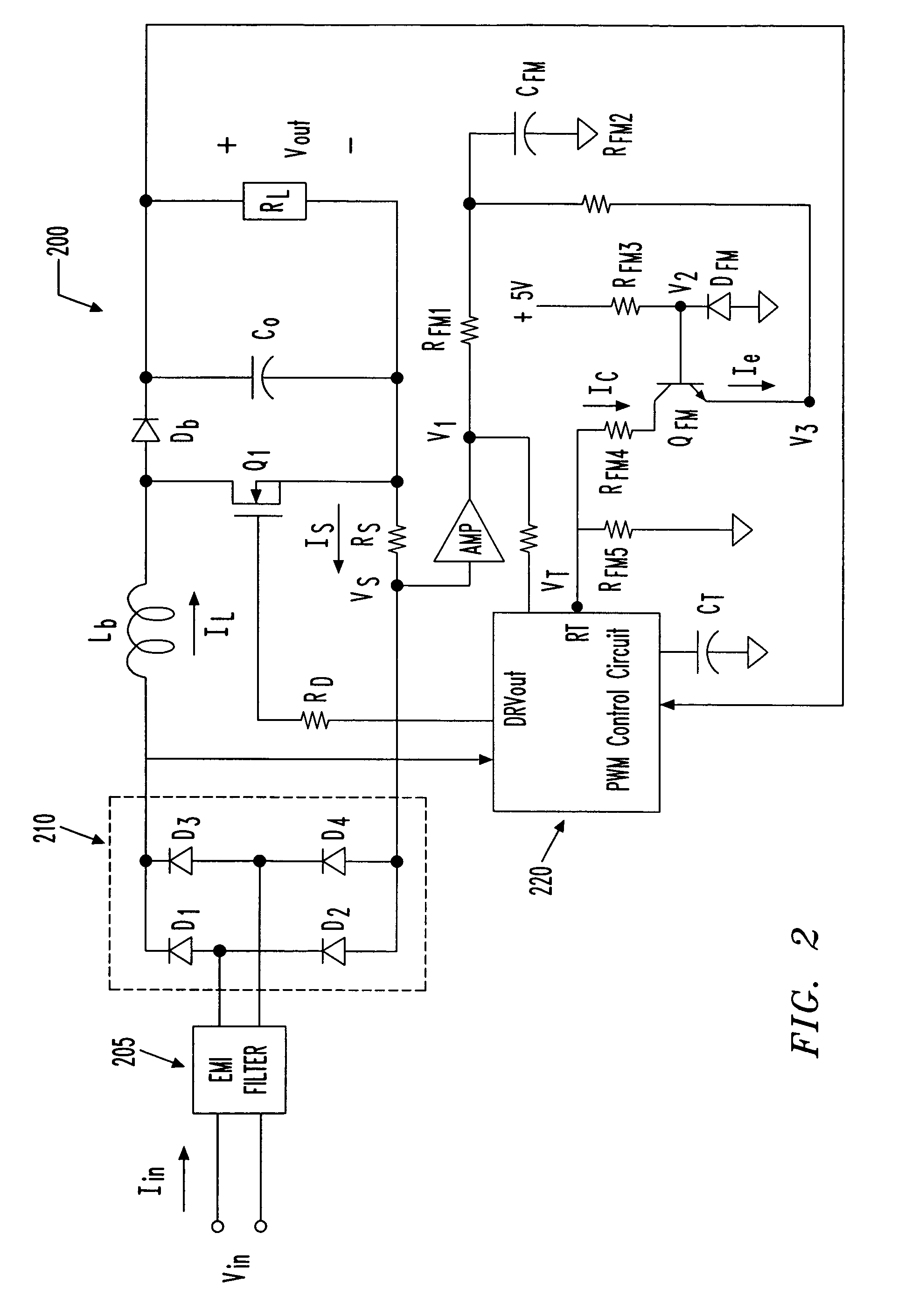 Controller for a power factor corrector and method of regulating the power factor corrector