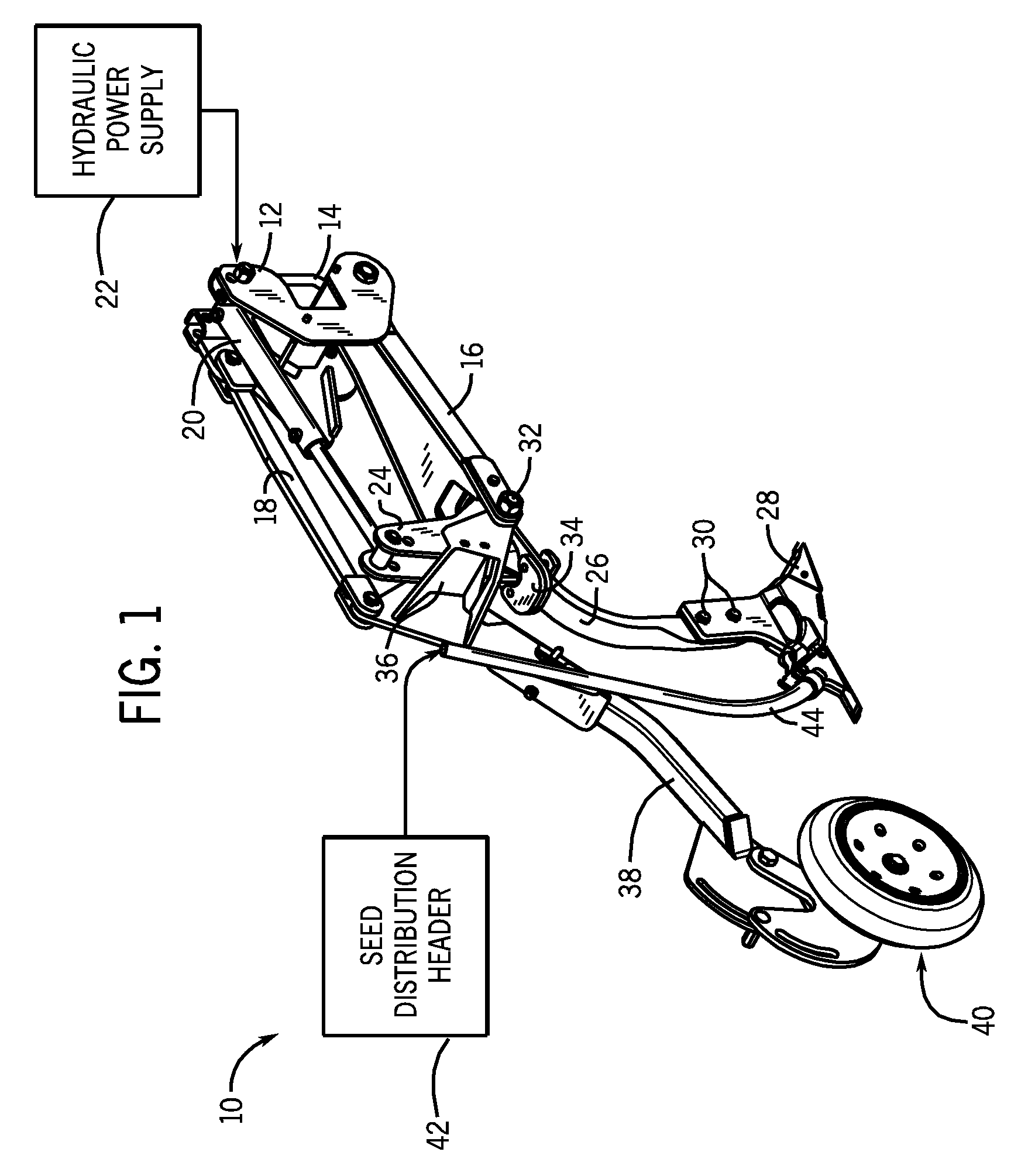 Precision hoe opener and packer wheel assembly