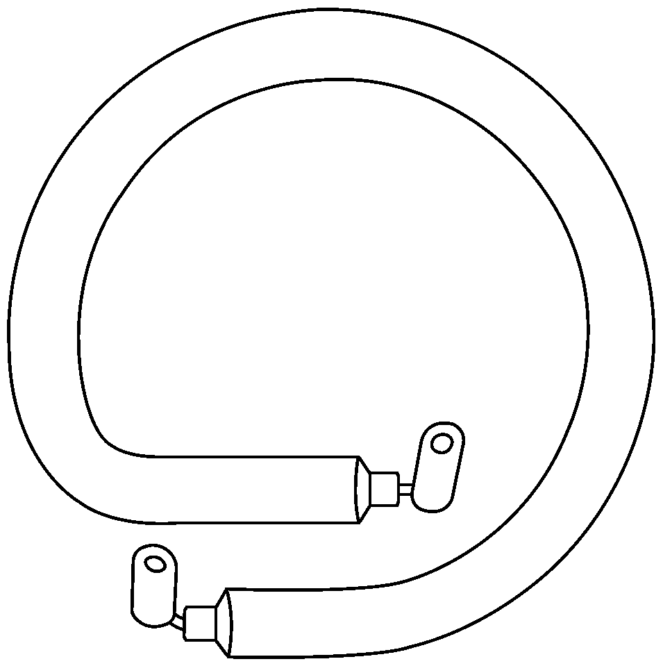 Heating tube and processing process thereof