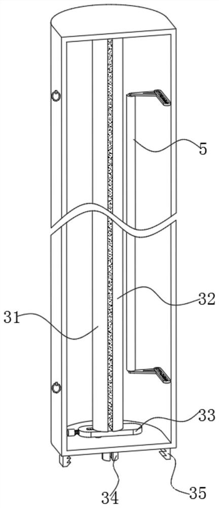 A banner rolling display device for advertising design