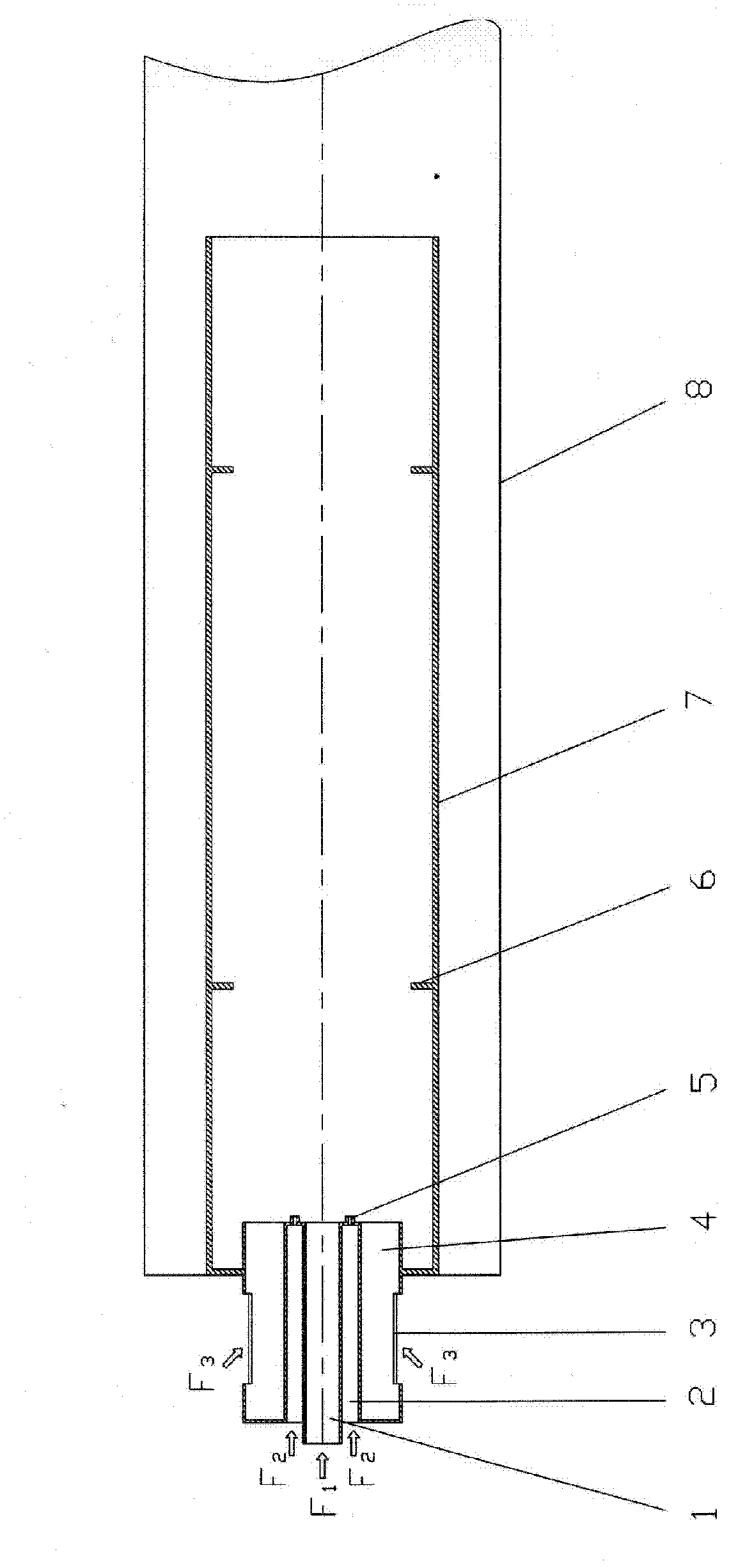 Fire barrel type gas burner