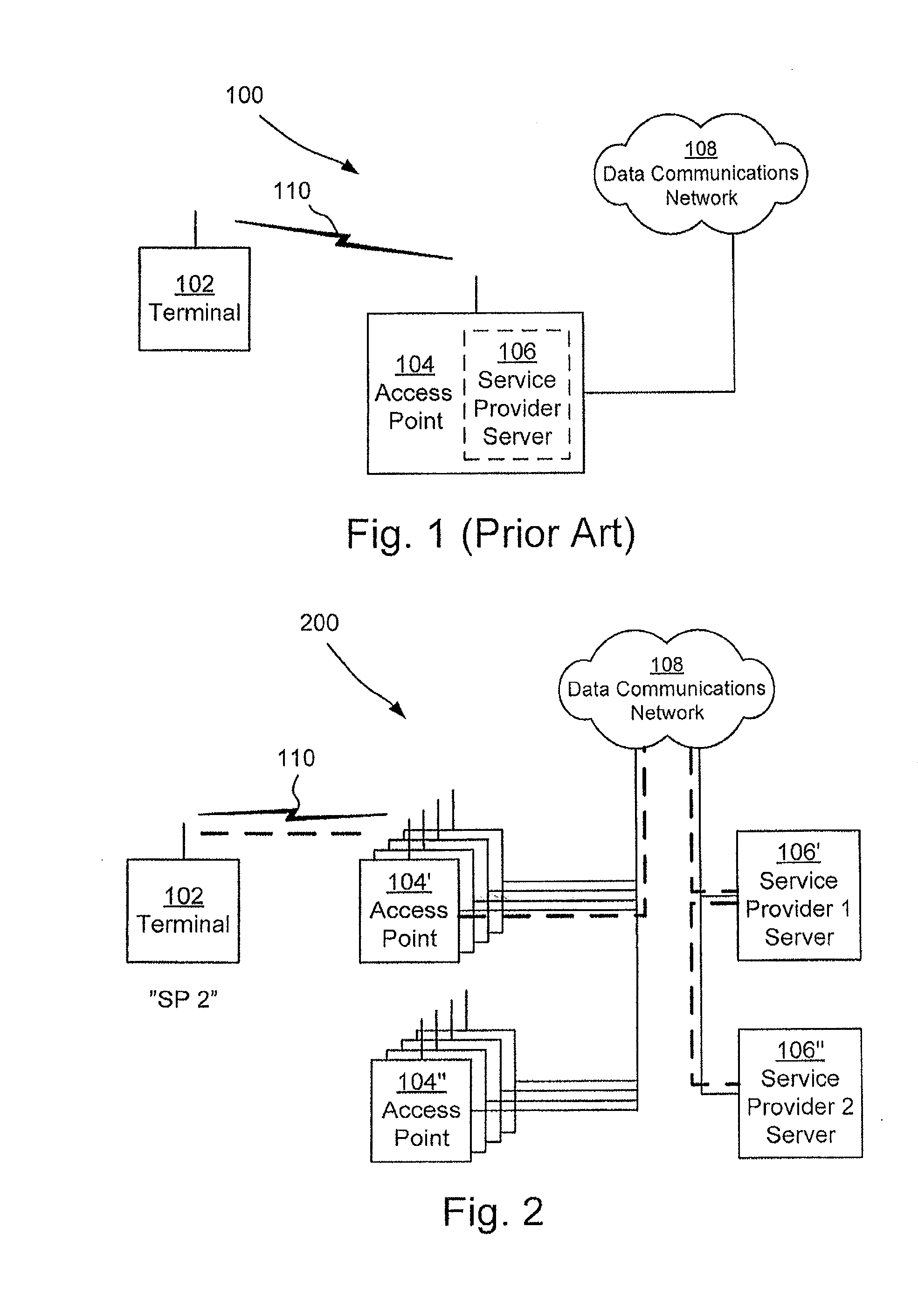 Access point, a server and a system for distributing an unlimited number of virtual IEEE 802.11 wireless networks through a heterogeneous infrastructure