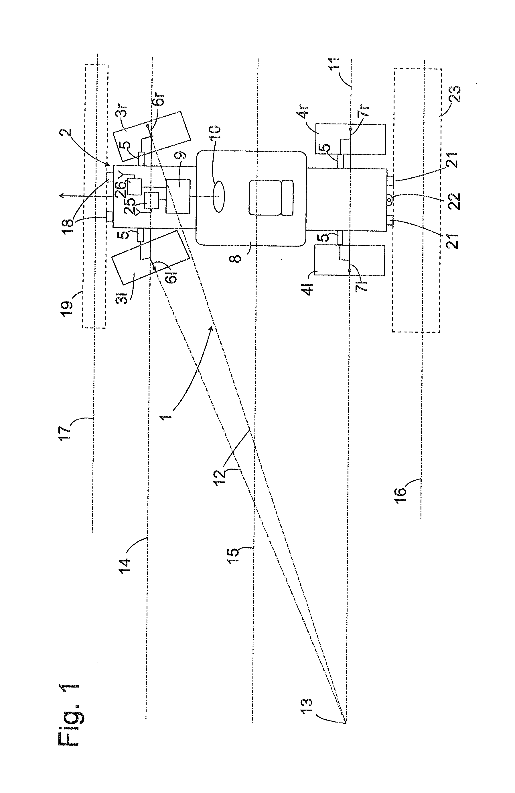 Vehicle having a plurality of steering programs